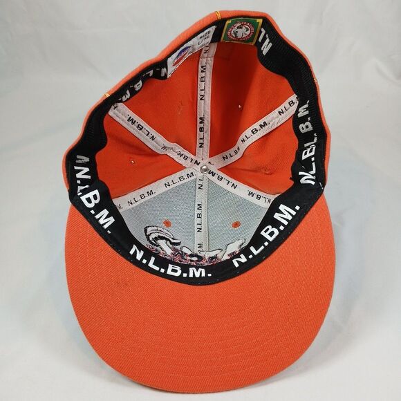 Black Yankees Negro Leagues Baseball Hat Orange/Green J‑HEAD L/XL - Picture 6 of 8